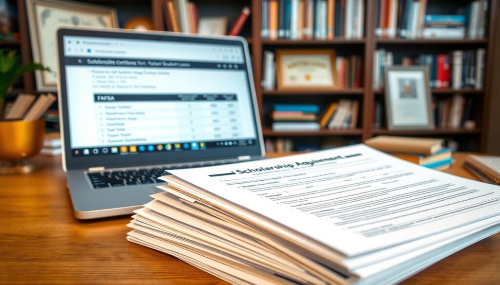 Eligibility criteria for scholarships including federal student loans and tuition assistance.